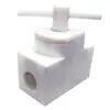 Codos de válvula de politetrafluoroetileno, piezas de forma especial, fluoruro de polivinilideno PVDF, PTFE y productos plásticos especiales de Teflon