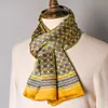 Lenço de Seda de Amora de Alta Qualidade para Homem Lenço de Seda Primavera Outono e Inverno Estilo Chinês Listra Longa Presente de Negócios para Namorado