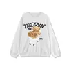 Moletom Crewneck Estilo Americano Retrô Hiohop Feminino Primavera e Outono 2025 Novo Solto Estilo Preguiçoso BF Casaco Superior Casual