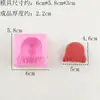 Una Variedad de Moldes de Silicona para Cabello de Muñeca DIY Arcilla Moldes para Cabello de Muñeca Versión Q Moldes de Silicona para Cabello Largo