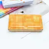 Caja de Paleta de Acuarela Sólida de 12 Colores, Caja de Almacenamiento Vacía para Pigmentos Sólidos, Cajas de Hierro Apilables con Ranuras para Tarjetas para Pigmentos, 70% de descuento