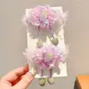 Gomas de pelo coloridas de frutas y flores para niños, diademas de alta elasticidad, cuerdas para el pelo de niñas, accesorios para moños