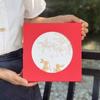 Modelo Nuevo 2026 Caja de Regalo de Pasteles de Luna de 8 Piezas/9 Piezas, Roja, Una Libra, 1.0 kg Cajas Grandes de Empaque para Pasteles de Luna, Caja de Regalo de Pastelería de Yema de Huevo