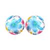 Cuentas de Silicona de 15 mm Transferencia al Agua Estampado de Vaca Leopardo Cuentas Sueltas Accesorios DIY para Collares de Hombres y Mujeres Joyería al por Mayor