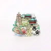 Imanes de Nevera de Ciudad Acrílica, Imanes de Nevera Acrílicos Planos 2D, Imanes Decorativos de Regalo, Artesanías Culturales y Creativas, Turismo