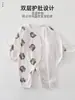 Mameluco de Mariposa para Bebé Recién Nacido Primavera y Otoño Algodón Puro Clase A Ropa para Bebé Sin Costuras 0-3 Meses Mono para Recién Nacido