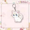 Llavero de Acrílico de Sailor Moon Tsukino Usagi de Dibujos Animados Lindo Colgante Creativo Accesorio de Llavero