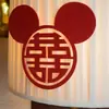 Xi Zi Pasta Eletrostática Adesivo de Janela de Vidro Decoração de Quarto de Casamento Terno Decoração de Janela Grande Tipo 30#