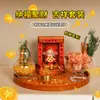 Nueva decoración para la entrada de casa: Adorno Dios de la Riqueza, modelo nuevo, regalo creativo para amigos y familiares, pequeño Dios de la Riqueza para exhibición en mesa de sala