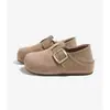 Promoção Quente Sapatos Birkenstock de Solado Grosso Femininos 2026 Novo Outono Aumentadores de Altura Preguiçosos de Calçar Fácil Bico Fechado Meio Chinelos Sapatos Únicos Femininos