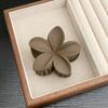 Pinza para Flores Transfronteriza de Alta Gama Color Sólido Esmerilado Horquilla Pinza de Tiburón Horquilla Temperamento Tocado Accesorios para el Cabello Venta al por Mayor