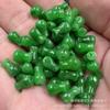 Contas Soltas de Jade Dragão de Ferro Verde Acessórios Esmeralda Contas Fivela da Paz Contas de Tecelagem DIY
