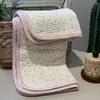 Funda de almohada estilo coreano con borde de corazón para niña, tipo sobre, 100% algodón, lavada a la arena, individual, 48*74cm, funda de almohada/par