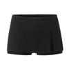 Terno falso de duas peças com cintura baixa, culotes femininos, verão 2025, estilo americano, garota atraente, zíper lateral, mini saia com fenda no quadril