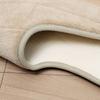 Tapete de Chão em Veludo Coral com Rebound Lento em Formato de U de Espuma de Memória Tapete de Banheiro Antiderrapante Tapete para Banheiro e Vaso Sanitário Tapete de Entrada Tapete Antiderrapante para Vaso Sanitário