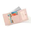 Billetera de Mujer de Dibujos Animados Cortos Linda Transfronteriza Gato Pequeño 70% de Descuento Ins Juventud Campus Billetera Tarjetero Billetera