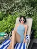 Traje de baño de una pieza estilo falda de nuevo diseño 2026 para mujer, que oculta el abdomen y estiliza, adecuado para vacaciones en la playa y aguas termales [Disponible para Dropshipping]