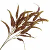 Adereços de decoração de casamento em forma de folha de salgueiro curva com 6 pontas, série de cores outonais, arranjos florais para tetos altos