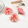Flor de Nenúfar Simulada de 5.5 cm, Cabeza de Flor, Corona de Flores Hecha a Mano para Manualidades, Adorno para el Cabello Hanfu, Corona de Flores para Sombrero de Paja, Accesorios de Decoración de Bodas