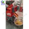 Máquina casera pequeña para moler arroz de grano pequeño, máquina peladora de cáscara de grano, máquina peladora de arroz y sorgo
