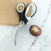 Tijeras para Camarones, Populares Tijeras de Cocina Multifuncionales de Acero Inoxidable para Mariscos, Tijeras para Alimentos, Venta al por Mayor de Herramientas de Cocina, Creativas