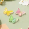 Adornos Pequeños de Resina Mariposa Degradado UV, Materiales para Funda de Teléfono con Pegamento Crema, Accesorios Decorativos Hechos a Mano de Ensueño