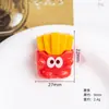 Accesorios para Joyería DIY Resina Dibujos Animados Juguetes de Comida Papas Fritas Pan Pegamento de Crema Imanes para Refrigerador Pegatinas para Funda de Teléfono Accesorios