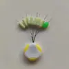 Grãos de espaço luminescentes grandes para competição de pesca em mar, grãos trava-isca, tamanho grande, médio e pequeno de grãos de espaço, grãos de espaço de alta elasticidade