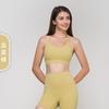 Aidu Nuls Sutiã de Yoga com Sensação de Pele Nua com Amarração no Pescoço Feminino Triângulo Costas Bonitas Colete Esportivo Roupa Íntima Esportiva Roupa de Yoga Top