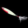 BAOAN plomo Pez 7-30g pez sable caballa cebo Luya cebo falso lejos de la orilla después de colgar pluma canal de sangre tres anzuelos