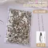 Arte de uñas blanco transparente paquete completo al por mayor diamante de forma plana mini grande pequeño tamaño diamante gota de agua ojo de caballo joyería para uñas