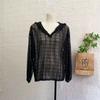 Ropa de Protección Solar de Manga Larga para Mujer Verano Estilo Coreano Suelta a Cuadros con Capucha Ultradelgada Ropa de Protección Solar Ropa Exterior Camisa Blusa Abrigo