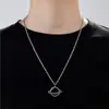 Hip Hop Japonês e Coreano hiphop Simples Fashionável Nicho Versátil Colar Planeta para Homens e Mulheres Casal Celebridade da Internet Mesmo Estilo Novos Acessórios