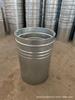 Forro para Bote de Basura Exterior Cubeta Interior Peel Fijo Engrosado Placa Galvanizada Acero Inoxidable Barril de Hierro Almacenamiento Cuadrado