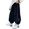 Pantalones de Felpa para Niños Otoño e Invierno 2026 Nuevos Pantalones de Chándal de Algodón Puro para Niños Pantalones Largos Deportivos Engrosados Estilo Primavera y Otoño