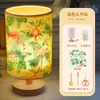 Kit de Materiales DIY Lámpara Dietgubat, Lámpara de Mesa con Flores Secas y Prensadas, Luz de Noche, Venta Caliente para Fiesta de Año Nuevo y Team Building
