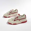Zapatillas blancas de suela gruesa y punta redonda para mujer, nuevo diseño casual de bloques de color para otoño 2026, hace que los pies parezcan más pequeños, zapatillas deportivas versátiles estilo ins