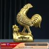 Zodíaco Frango Ornamentos Cobre Artesanato Galo Dinheiro Saco Dinheiro Frango Home Ornamentos Joias de cobre