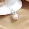 Colar de Pérolas em Forma de Cabaça Ruyi com Estilo Vintage Simples e Sofisticado, Corrente para Clavícula Feminina, Acessório Pingente de Fortuna
