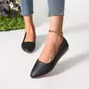 Comercio Exterior Transfronterizo Europeo y Americano 2026 Zapatos de Mujer de Nueva Moda, Mocasines Planos Elegantes de Punta Fina y Corte Bajo, Zapatos Casuales de Cuña para Mujer