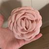¡Versión Alta! Pinza para el Pelo Caro Estilo Mismo Color Rosa Seco Clip de Presión Parte Trasera de la Cabeza Pinza de Tiburón Bloguero Accesorio para el Cabello para Mujeres