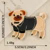 Nueva Etiqueta Bordada Parche Bordado Cachorro Lindo Autoadhesivo DIY Funda para Teléfono Móvil Accesorios Creativos Parche de Tela para Manualidades al por Mayor