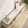 Alfombrilla minimalista para mesa de mueble de TV, sensación de lujo ligero y alta gama, paño protector para aparador, protector de encimera para zapatero, alfombrilla para mesa de entrada