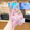 Chaveiro Pingente Bolsa Criativa Casal Estudante Flor Estrela Couro Desenho Animado Pingente Chaveiro Personalidade Presente