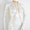 Corrente de peito sexy leve e luxuosa, linda para festa, cheia de diamantes, luxuosa, incrustada, brilhante, europeia e americana, biquíni, corpo, corrente feminina