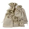Bolsa con Correa de Cordón Personalizada Vintage Lino Regalo Peine Joyería Empaque de Arroz Bolsa Personalizada