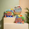 Imán de Refrigerador Ciudad Creativa Cultural Pekín Atracciones Ciudad Prohibida Felicitaciones por Wangfu Yuanmingyuan Regalo de Viaje Imán de Refrigerador de Madera Listo en Stock
