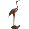 Adornos de Tortuga y Grulla de Cobre Cabeza de Dragón Chino Tortuga y Grulla Adornos Creativos para Decoración del Hogar Regalos de Cumpleaños