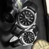 Reloj de Pareja con Correa de Cuero Patrón Cocodrilo, Reloj de Cuarzo Resistente al Agua con Doble Calendario, Reloj de Negocios para Viajeros Hombres y Mujeres, Directo de la Fábrica Fuente