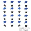 Transfronteiriço em estoque Temporada de formatura Bandeira Decoração de festa Decoração pendurada Chapéu de solteiro Estrela pendurada Corda Decoração de formatura da universidade